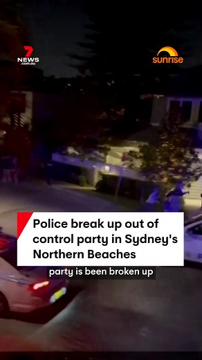 An out of control party has been broken up by police in Sydney's north. #clontarf #northernbeaches #party #sydney #7NEWS