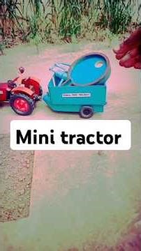 Mini Tractor Features and Field Test. #diy