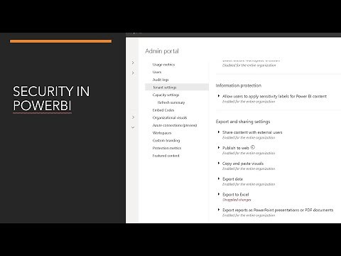 Security in Power BI - Quick Overview