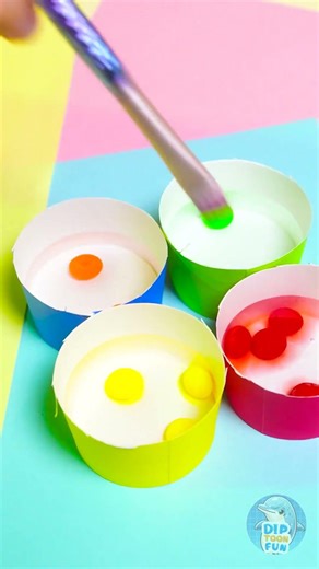 DIY EDIBLE Paints For Kids! 🎨 ☺️ #KidsVideo