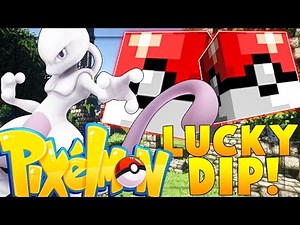 MEWTWO PIXELMON Lucky Dip Challenge | Minecraft - Pixelmon Mod Battle | JeromeASF