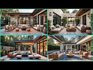 Modern Patio Design With Beautiful Furniture 2025 | Chic Outdoor Seating & Stylish Décor
