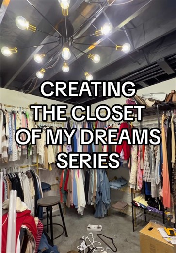 Transforming My Unfinished Basement into a Dream Closet