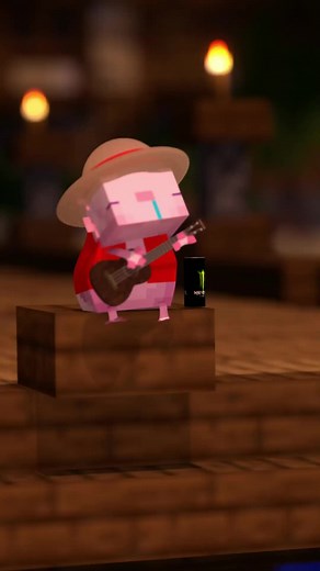 Axolotl Singing Wellerman in Minecraft