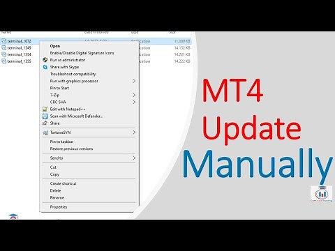 How to Update MT4 Manually Steps Needed
