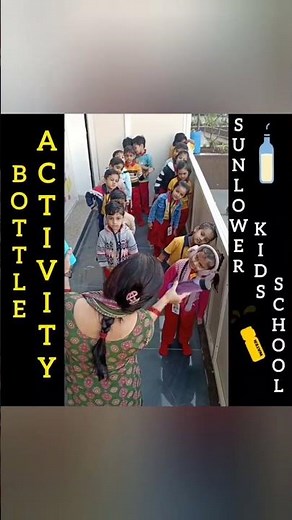 Physical Development Activity | Move with Bottle | @ Sunflower Kids School Sanand |