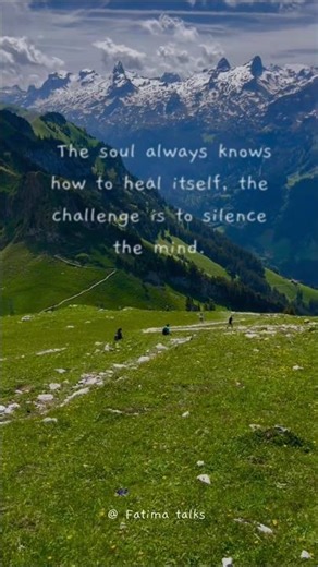 The Soul Knows How to Heal | Silence the Mind #Shorts