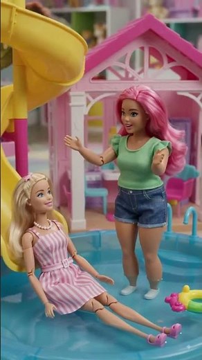Barbie Dream House Adventure Part 3 Magical Surprise, Fun Challenges & Family Story Kids Adventure
