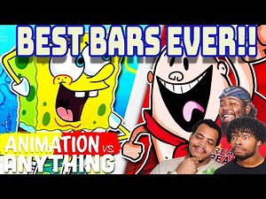 EPIC RAP BATTLE OF CARTOONS!? - PART 2 - (SPONGEBOB VS CAPTIN UNDERPANTS) REACTION