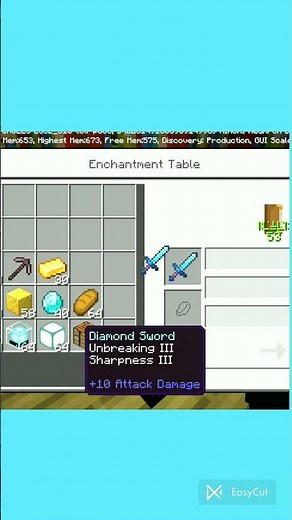 ⚔️ Diamond Sword UPGRADED + Netherite Pickaxe POWER UP 💎🔥| #minecraft #minecraftupgrade #netherite