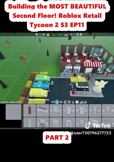 Transforming the Second Floor in Roblox Retail Tycoon 2