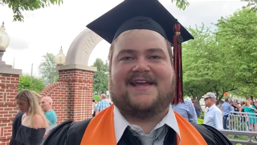 We spoke with University of Findlay graduate Hunter after he completed the Arch Ceremony after UF’s graduation on Saturday. Congrats to all the graduates! https://wfin.com/local-news/university-of-findlay-graduation-and-arch-ceremony/ | 1330 WFIN