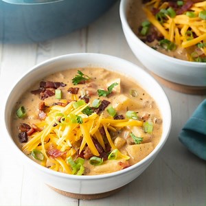 16K views · 42 reactions | The Ultimate Bacon Cheeseburger Soup Recipe (Stovetop or Crockpot) – A foolproof family-pleasing meal that tastes just like a cheeseburger but is enjoyed as a creamy, comforting soup, easily made on the stovetop or in a slow cooker. Recipe--> https://www.aspicyperspective.com/the-ultimate-bacon-cheeseburger-soup-stovetop-or-crockpot/ | A SPICY PERSPECTIVE | Facebook