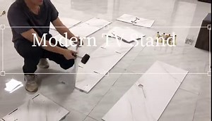 LVSOMT Modern Wood TV Stand for Living Room, Media Console Entertainment Center, Television Console Table with Storage Shelves & Doors for TV up to 50 Inches (Retro)