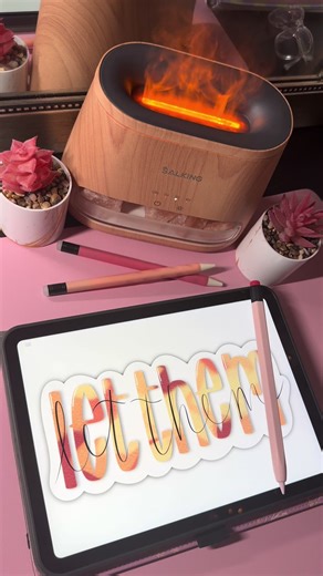 Procreate Lettering Techniques for Stickers