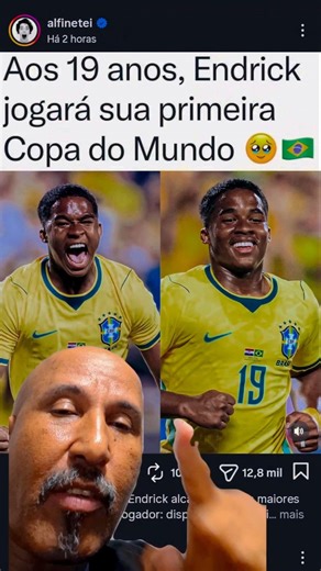 ENDRIK COM 19 ANOS IRA PARA A COPA DO MUNDO PELA SELEÇÃO BRASILEIRA | SONHO REALIZADO #flamengo
