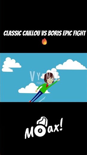 Classic Caillou vs Boris Epic Fight 🔥#fyp #shorts #vyond #vyondanimation #caillougetsgrounded #funny