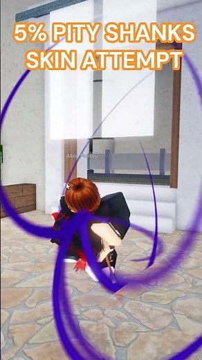 5% PITY SHANKS SKIN ATTEMPT #yba #roblox #trending #shorts #tiktok #viralvideo #viralshorts #jjba