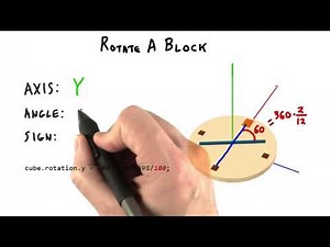Rotate a Block - Interactive 3D Graphics