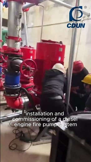 On-Site Installation & Commissioning of Diesel Engine Fire Pump System