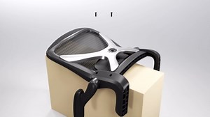 Office Home Ergonomic Desk Chair-Computer X-Shaped Chair Mesh PU Leather with Adjustable Lumbar Support-Executive Chair High Back with Headrest Flip-Up Arms for Long Hours (Beige)