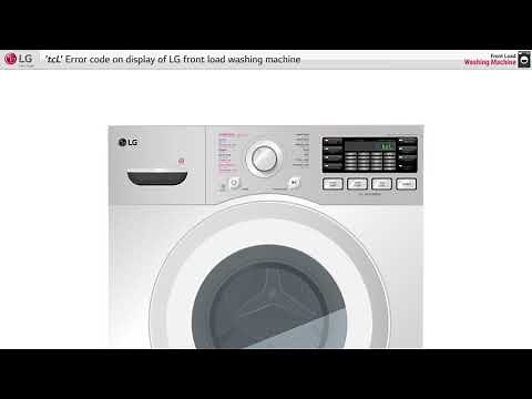 [LG Front Load Washer] - tcL error code on washer display