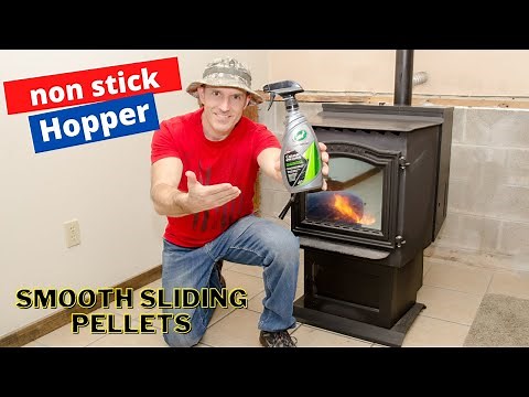 How to keep pellets from sticking in you pellet stove hopper