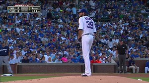 Jason Hammel Ball to Jonathan Villar