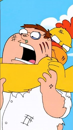 Peter vs Giant Chicken—The most iconic fight ever #familyguy #petergriffin #giantchicken #shorts