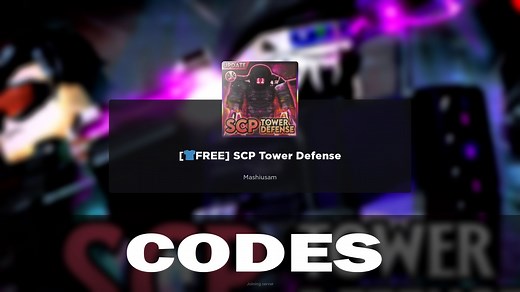 SCP Tower Defense Codes (2024)
