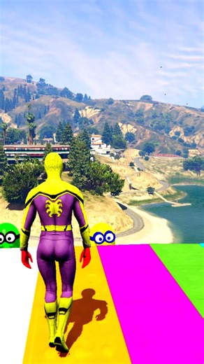 GTA 5 Epic Water Ragdolls | Spider-Man Jumps / Fails ep.117 #shorts