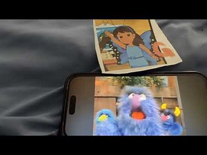 Sesame Street Monster Hits Letter G That Furry Blue Mommy of Mine (1990)