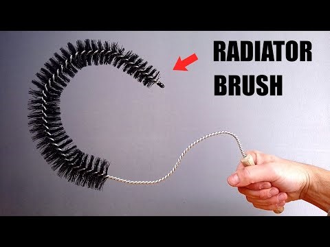 How to Clean House Radiators Using Long Reach Radiator Cleaning Brush