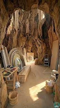 Modern Tree Core Home Build | Futuristic Glass House Inside a Giant Tree