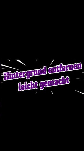Hintergrund entfernen und Farbe ändern mit CapCut 🎨