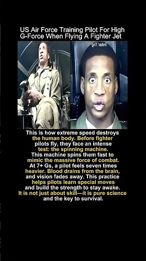 Why Fighter Jet Pilots Train in Spinning Chambers #Military #Training