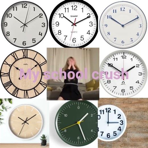 Whoever understands understands#school#clock#crush