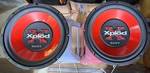 SONY（12吋） Xplod 車用重低音單體一對-Yahoo拍賣