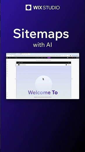 Wix Studio New Visual Sitemaps and Wireframes Generator using AI