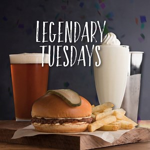 305 reactions · 49 shares | Tuesdays are legendary at White Spot... Enter our contest to win 2 Legendary Tuesdays t-shirts and 2 Legendary Burger platters! Simply tag a friend in the comments and use the hashtag #LegendaryTuesdays to enter. Every Tuesday enjoy a Legendary Burger platter for only $8.99* with the purchase of ANY beverage. *Dine-in only, excludes airports, full details at whitespot.ca | White Spot Restaurants | Facebook