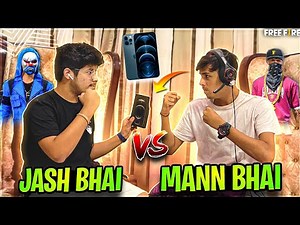 Jash Bhai Vs Mann Bhai - Kon Banega Iphone 12Pro Max Ka Lucky Winner😱 || Aukat Ki Baat - Free Fire