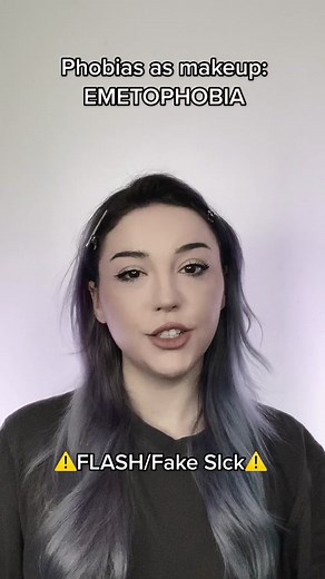 Emetophobia 🤢 series IB @ruthie #phobias #fyp | makeup phobias