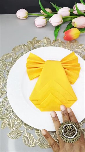 Servietten falten napkin folding #pliages #diy #napkin