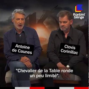 12K views · 46K reactions | On voulait absolument connaître tous leurs secrets de tournage, alors on a posé nos meilleures questions au cast de Kaamelott. Et voilà ce que ça a donné  Kaamelott : Premier Volet, actuellement en salle ⚔ | Konbini biiinge | Facebook