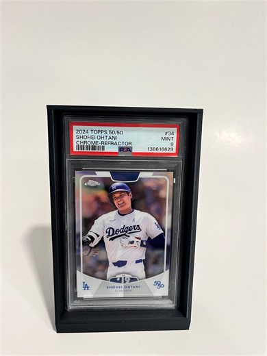 3D Printed Graded Card Display Stand, PSA BGS SGC Slab Holder, Sports Trading Digicard - Etsy