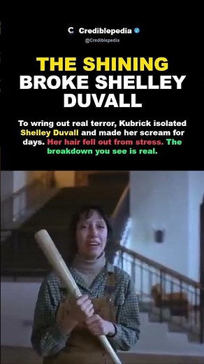 The Shining Broke Shelley Duvall Until Her Hair Fell Out From Real Terror #shorts