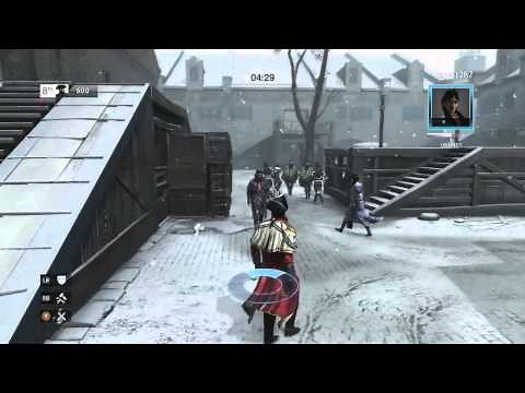 Assassin's Creed 3 Multiplayer Gameplay LIVE Online - Free For All Deathmatch Gameplay (XBOX360/PS3)