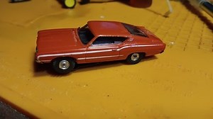 Vintage Aurora Red Ford Torino HO Slot Car | eBay