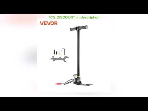 A must-have product! VEVOR 3 Stage PCP Pump 30MPa 4500PSI W/ Pressure Gauge Air Hand Stirrup Pump