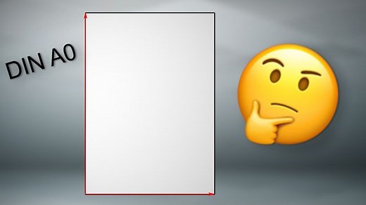 DIN A0: So groß ist die Ursprungsgröße der DIN-Formate